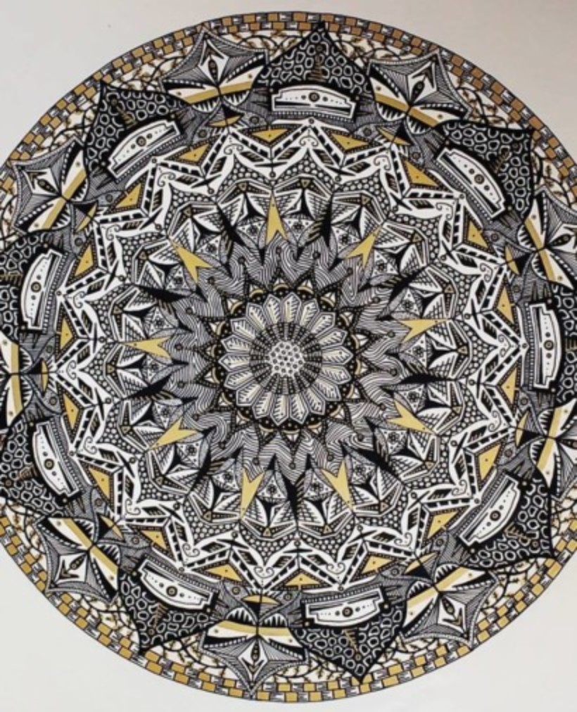 Les mandalas de Peter Rackley - Posca - Posca