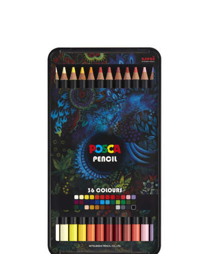 Testing Posca's New COLORING PENCILS! - Uni Posca Coloured Pencils Review 